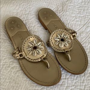 Jack Rogers Gold 6.5